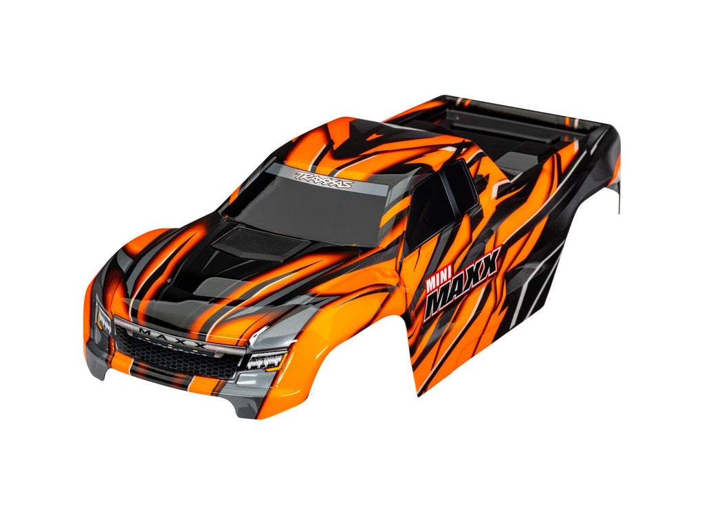 Traxxas TRX10711-ORNG - Body, Mini Maxx, orange (