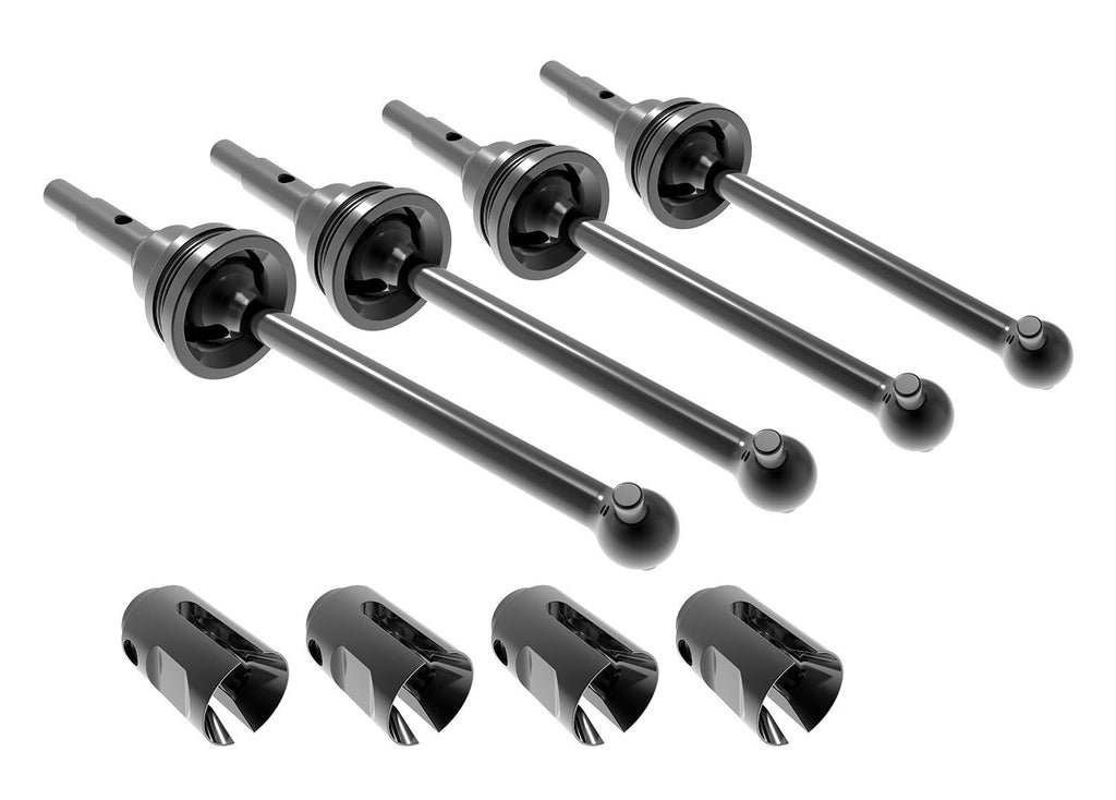 TRX10750X - Driveshafts, steel constant-velocity (assembled)