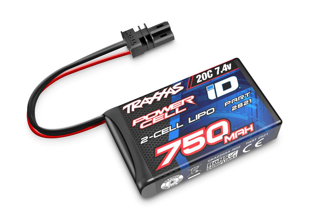 Traxxas TRX2821 - Power Cell LiPo750mAh 7.4V 2S 20C