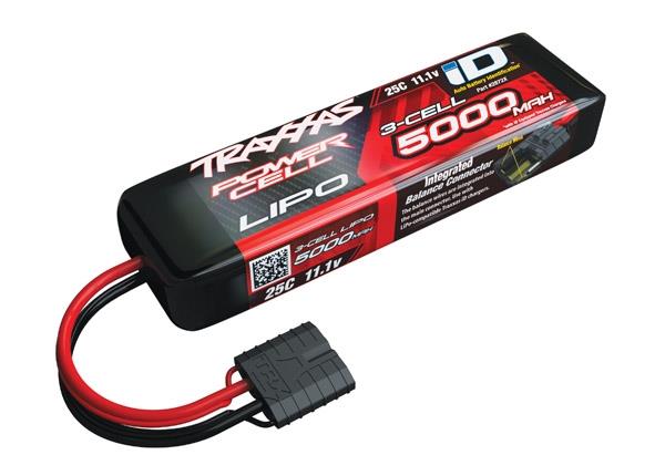 Traxxas TRX2872X - Power Cell LiPo 5000mAh 11.1V 3S 25C ,ID Summit, E-Revo Sl, TRX2872X