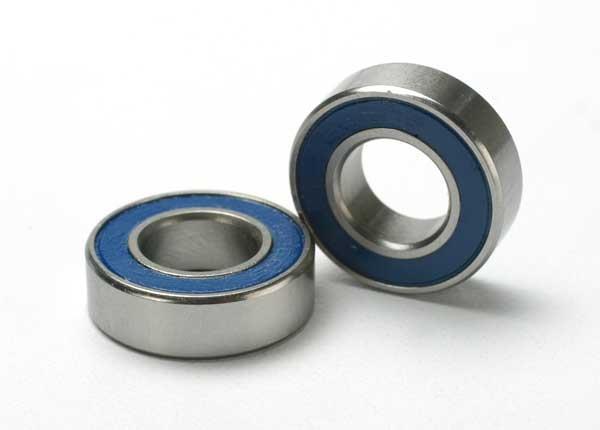 Traxxas TRX5118 - Ball bearings, blue rubber sealed (8x16x5mm) (2)