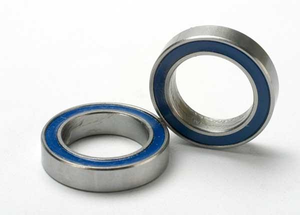 Traxxas TRX5120 - Ball bearings, blue rubber sealed (12x18x4mm) (2)