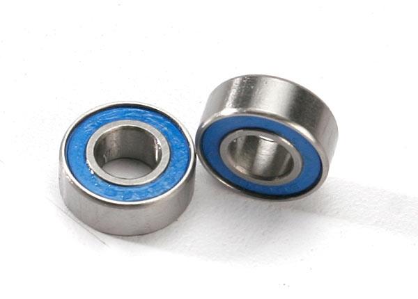 Traxxas TRX5180 - Ball bearings, blue rubber sealed (6x13x5mm) (2)