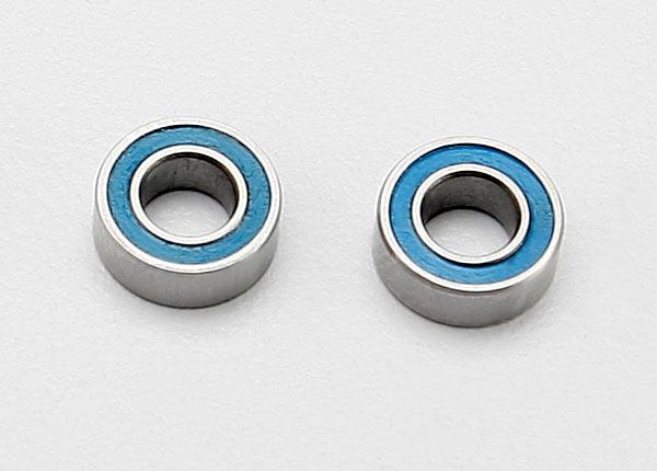 Traxxas TRX7019 - Ball bearings, blue rubber sealed (4x8x3mm) (2)