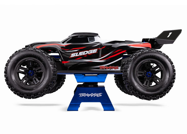Traxxas TRX8796-BLUE - RC car/truck stand, blue (assembled)