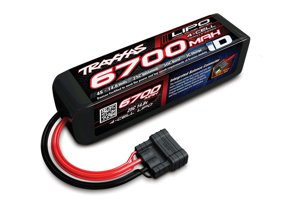 Traxxas TRX2890X - Power Cell LiPo 6700mAh 14.8V 4S 25C