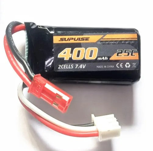 VOLANTEX 7.4V 400MAH LIPO JST PLUG BATTERY 768-2