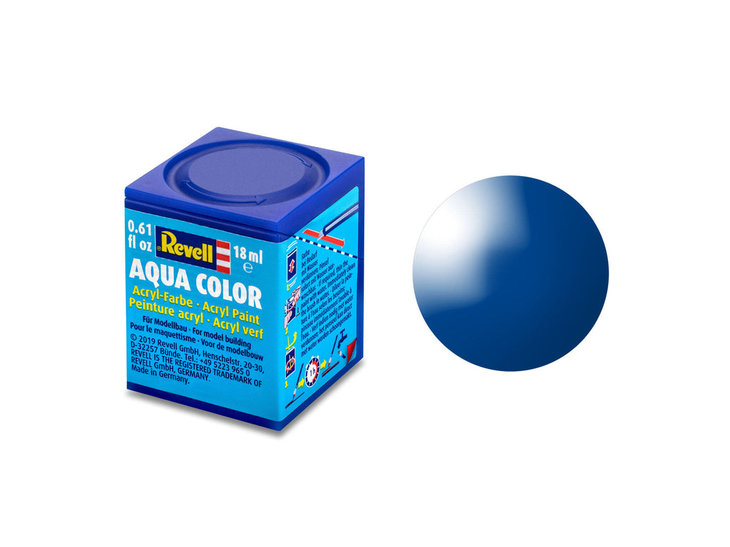 Revell Aqua 36152 acrylverf op waterbasis 18ml - Blauw, glanzend #52