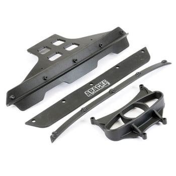 FTX10169 - APACHE FRONT BUMPER, MOUNT & RUBBER FLAP SET