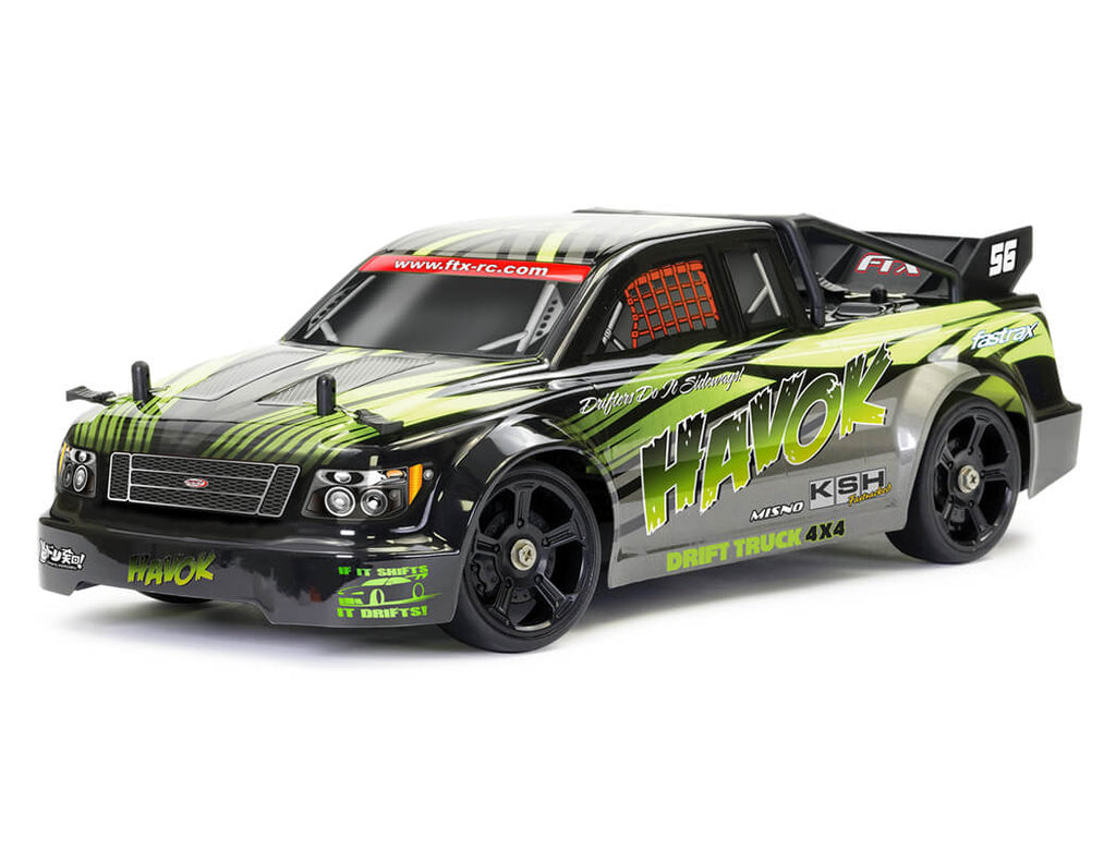 FTX Havok 1/14 4WD Drift Truck RTR - Geel