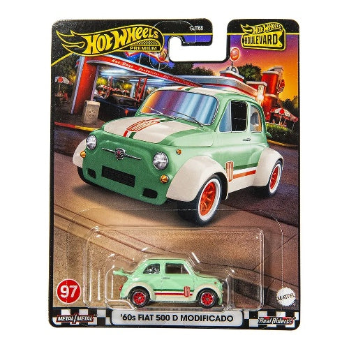 Hot Wheels Premium Boulevard - '60s Fiat 500 D Modificado (97)