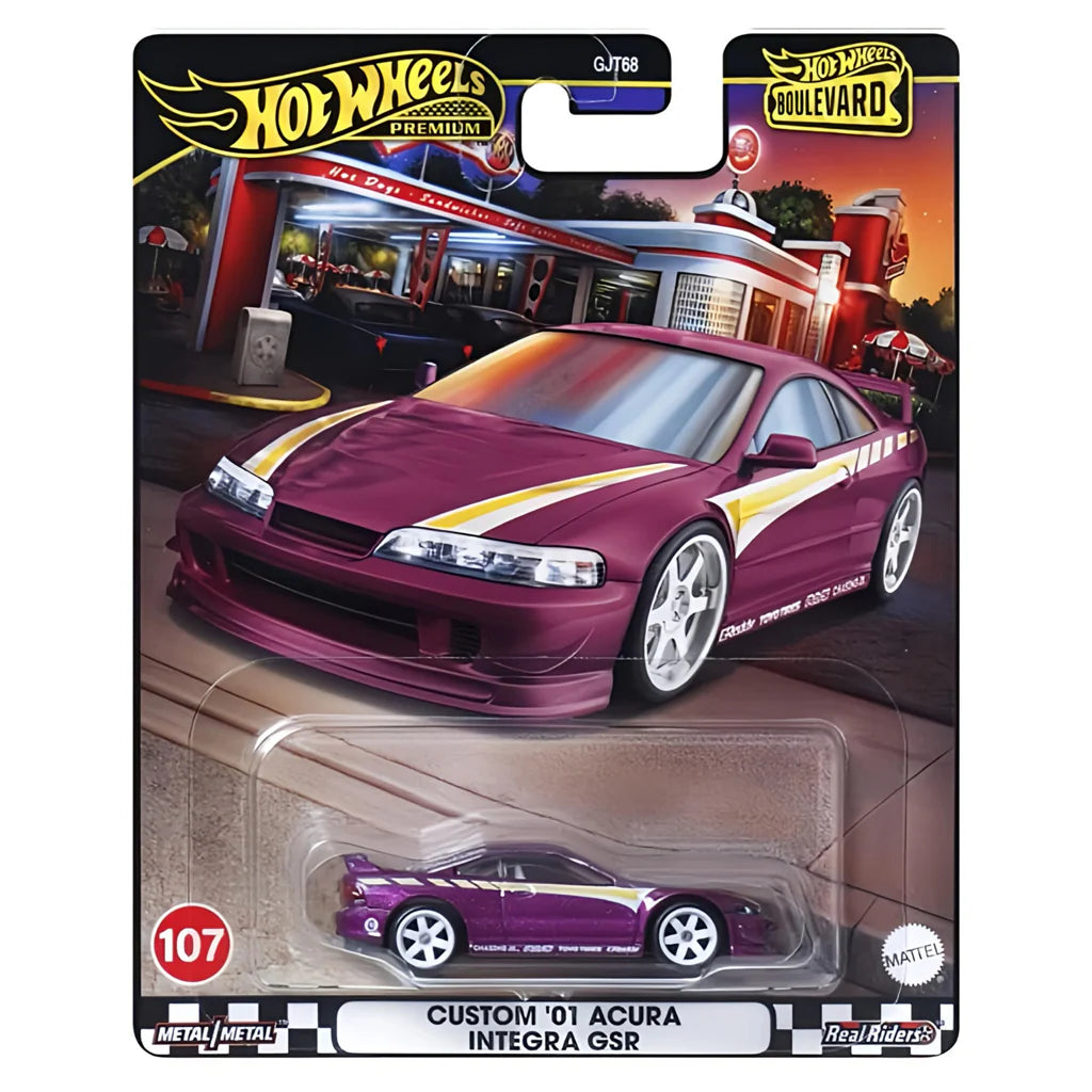 Hot Wheels Premium Boulevard - Custom '01 Acura Integra GSR (107)