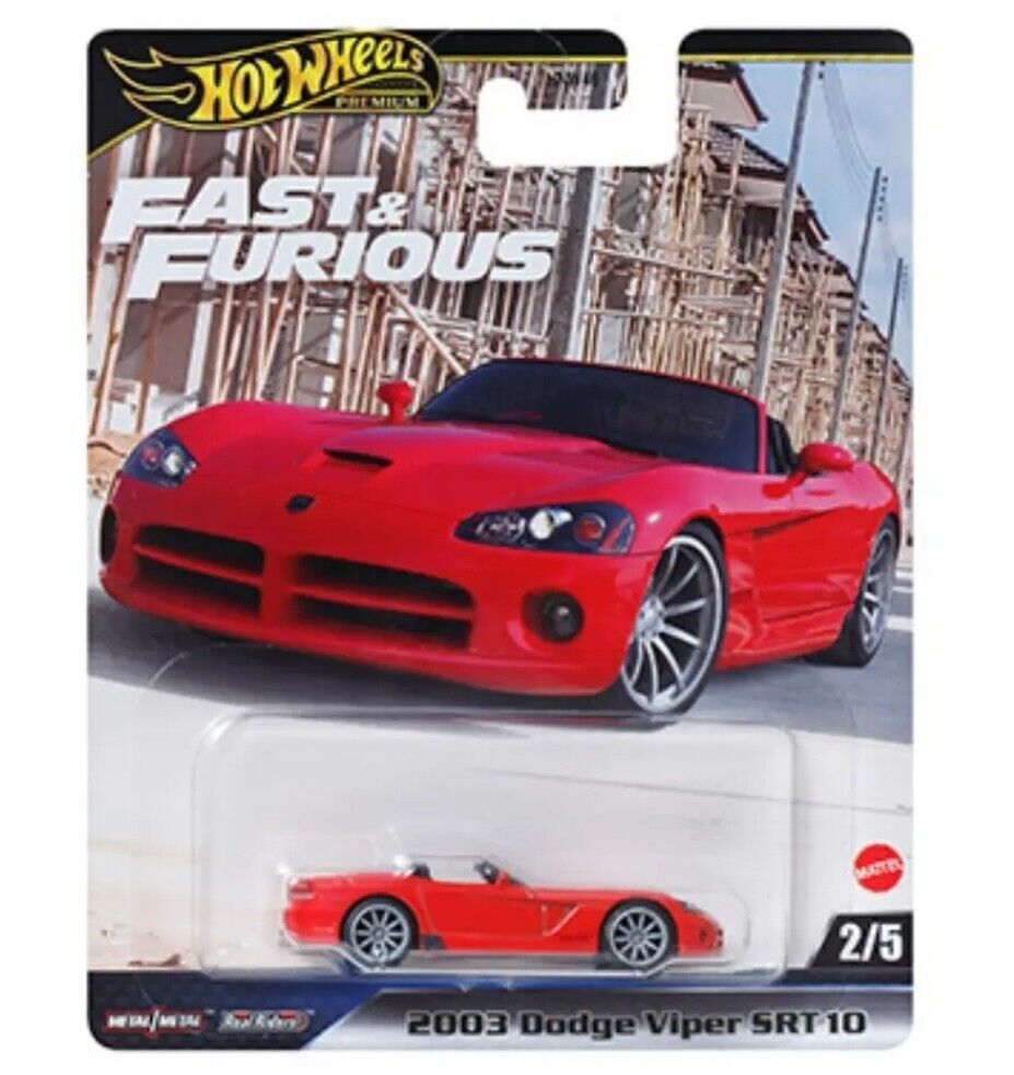 Hot Wheels Premium Fast & Furious - 2003 Dodge Viper SRT10