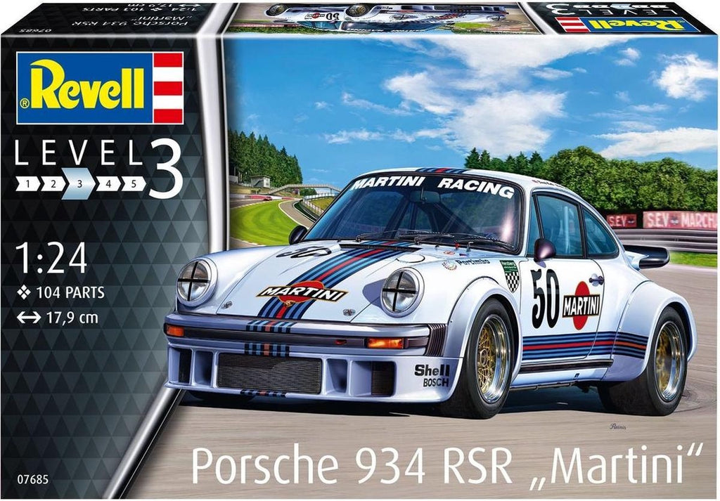 Revell 07685 - 1/24 Porsche 934 RSR "Martini"