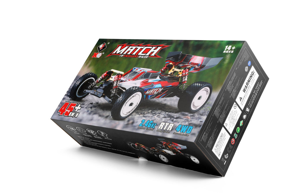 WLtoys 104001 1/10 4wd buggy RTR - rood – RC Motorsports