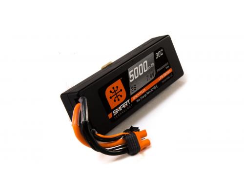 SPEKTRUM 5000mAh 2S 7.4V Smart LiPo 30C Hardcase; IC3