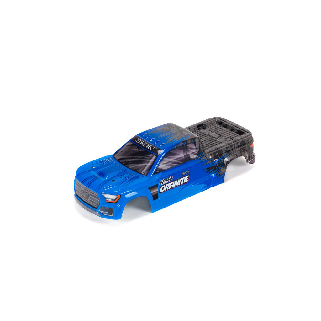 ARRMA AR402302 - 1/10 Painted Body, Blue: GRANITE 4X4 MEGA