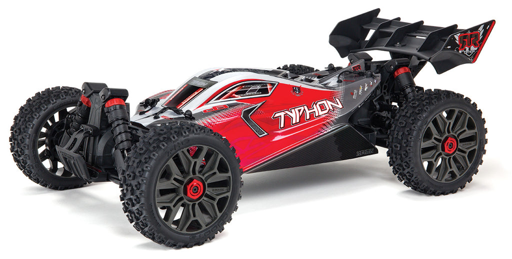 ARRMA Typhon 1/8 4WD 3S BLX Buggy RTR - Rood