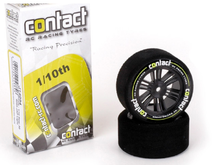 Contact J13773 - Foam 1/10 Front 26mm 37Sh zwart (2st)