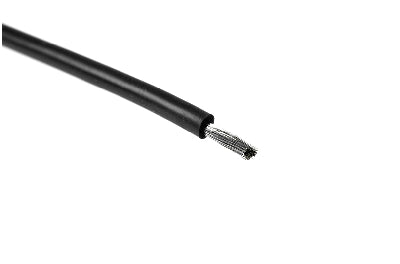 Silicone Kabel 20AWG, Zwart, 1 Meter