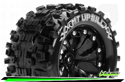 Louise RC - MT-UPHILL - 1/10 Monster Truck - Zwart - 1/2-Offset - 12mm hex - L-T3204SBH