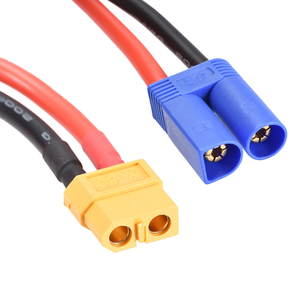 XT60 (F) --> EC5 (M) (laad)kabel