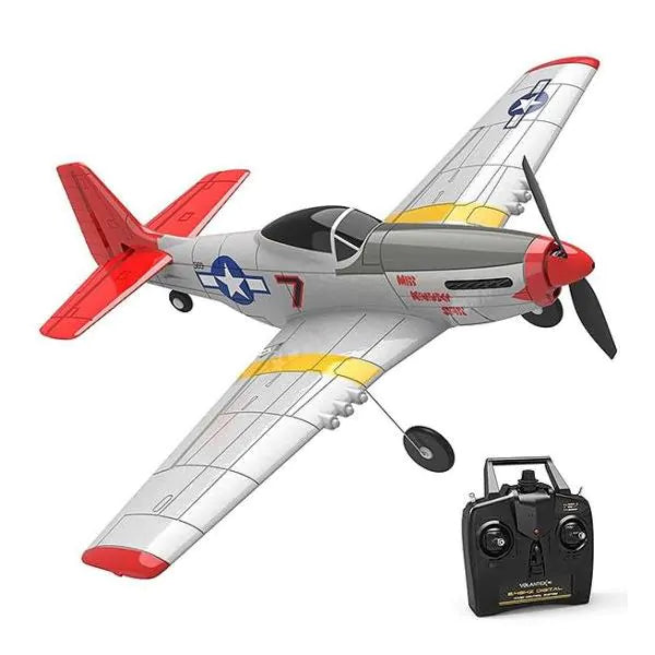 VOLANTEX P51D Mustang 400mm 4-kanaals elektro vliegtuig met gyroscoop RTF
