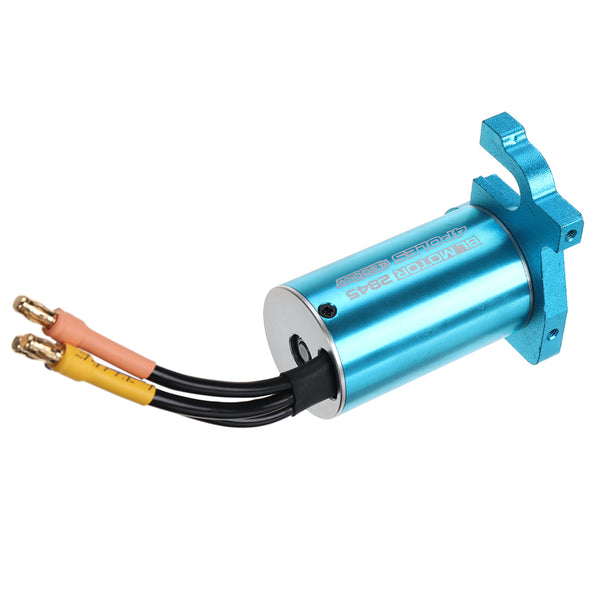 WLtoys 2004 - Brushless Motor unit (v2) incl motor mount & pinion gear